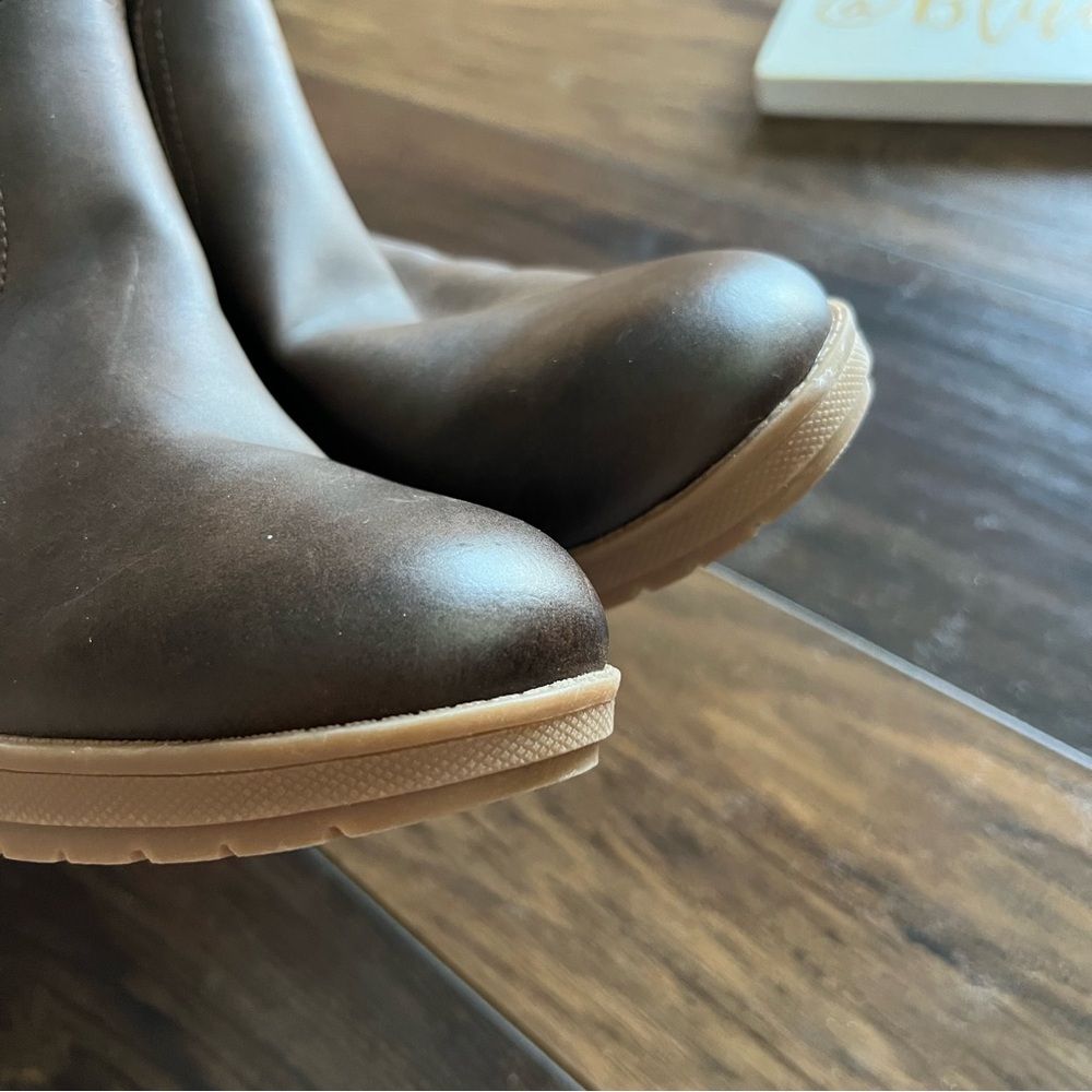 Dr Scholls Pearl Lug Sole Boots NWOT - Picture 6 of 9